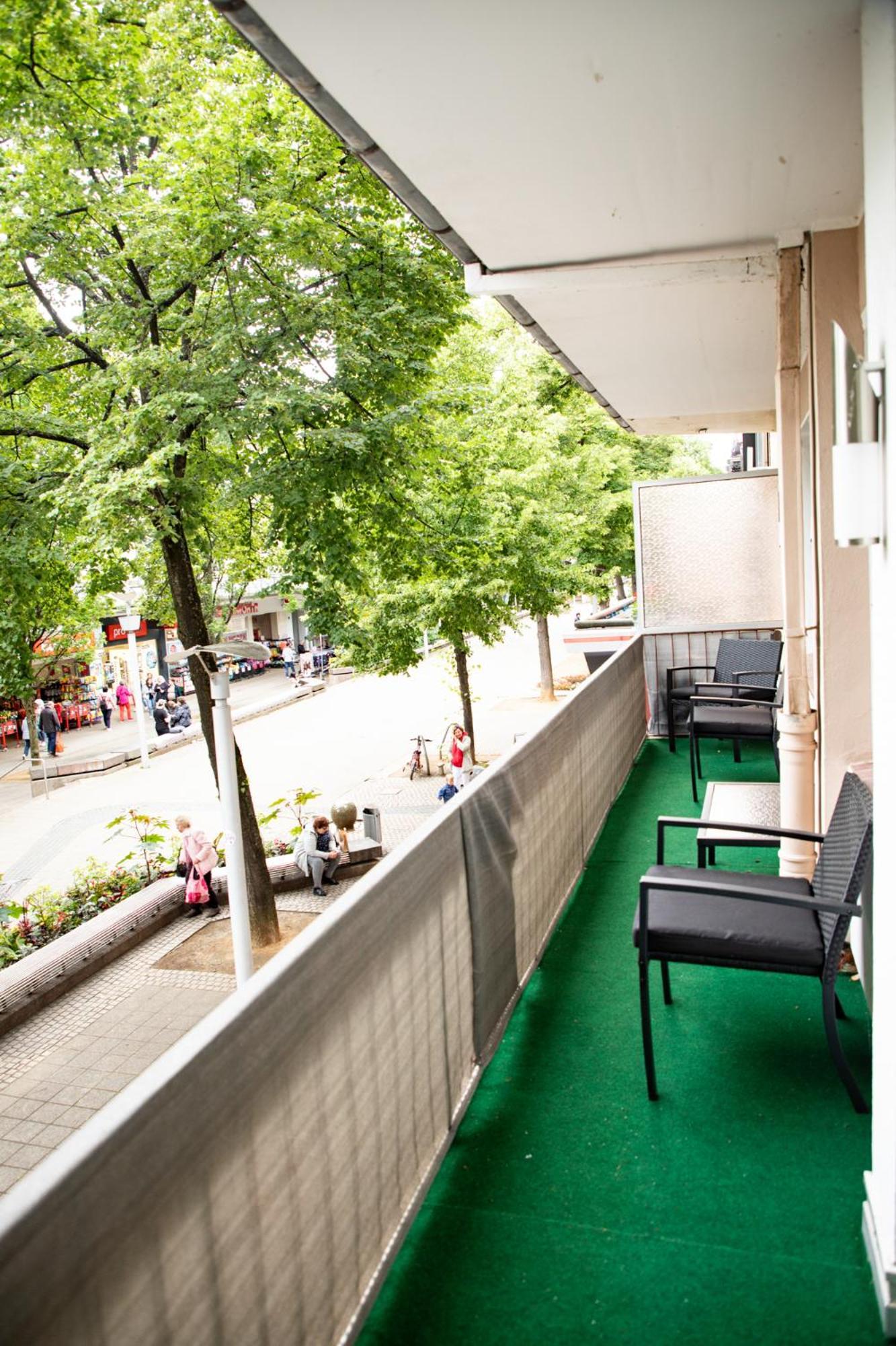 Me Living Bad Pyrmont Innenstadt 10 Meter Balkon Ngoại thất bức ảnh